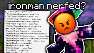 Является ли обновление W Ironman на самом деле обновлением L?.. (Hypixel Skyblocik)