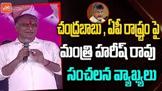 Minister Harish Rao Sensational Comments On Chandra Babu & AP State | Harish Rao Speech | YOYO TV
