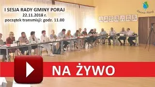 I Sesja Rady Gminy Poraj