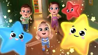 Twinkle Twinkle Little Star (Toy Stars Wake Up the Family!) | Almama Nursery Rhymes & Kids Songs
