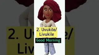 20 Most Common words/ phrases in isiNdebele