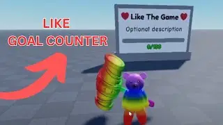 HOW to MAKE A LIKE GOAL COUNTER with PROGRESS BAR