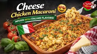 चिज़ चिकेन म्याकारनि | Cheese Chicken Macaroni | New Continental Recipe | Chatak Khana