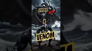VENOM vs HYDRA 😈🔥 Epic Fusion Battle | Marvel Meets Myth #ai #aifusion #shorts