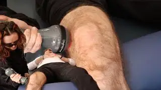 Laser Therapy for CHRONIC Knee Pain: Nicole Treats Jordan&rsquo;s Old Injury in Baltimore/Towson, MD