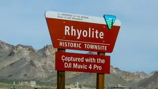Rhyolite Ghost Town | DJI Mavic 4 Pro