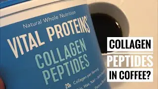 Collagen Peptides - Mixing In Coffee