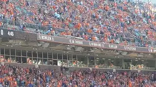 Denver Broncos Super Bowl 50 10th anniversary celebration + DT's ring Of fame ceremony