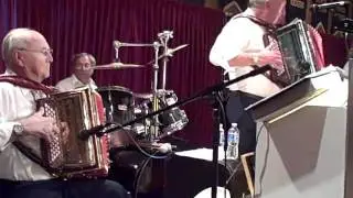 Dick Zavondy and Emil Krikac play button-box accordion 10-3-2010