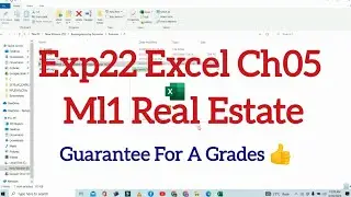 Exp22 Excel Ch05 Ml1 Real Estate | Excel Chapter 5 Mid-Level 1 - Mountain View Realty (pc and mac)