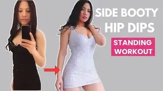 Grow Side Booty, Curvy Hips, Hourglass Hip Standing Workout At Home, No Equipment