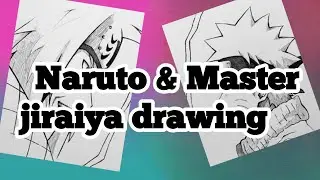 Naruto Uzumaki & Master Jiraiya Sketch | Legendary Teacher & Student Art | Star Art Academy