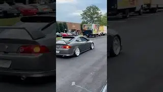 This modified Acura RSX looks good at a car meet 😱😎👍🏼#short