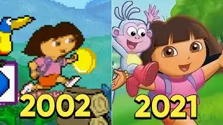 Evolution of Dora the Explorer Games (2002-2021)