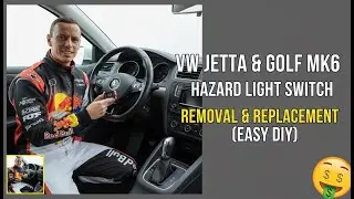 VW Jetta & Golf MK6 Hazard Light Switch Removal & Replacement (EASY DIY)