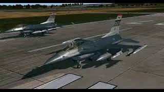 Falcon BMS 4.37 | Defending Incoming Air Attack [4K]