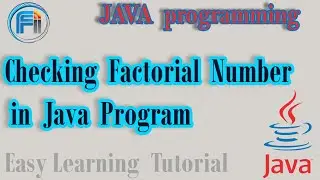 Checking Factorial Number in Java Program ✔️Easy Bangla Tutorial