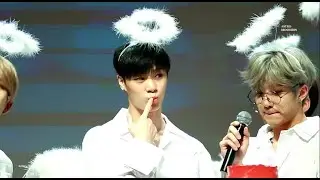 190217 ASTRO 아스트로 All Night 전화해 용산 팬싸 :: 문빈 립밤 귀여워..
