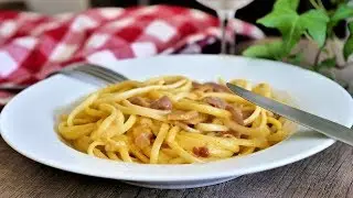 P&Acirc;TES &agrave; la carbonara | La v&eacute;ritable RECETTE traditionnelle italienne