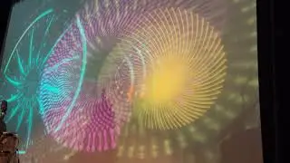 Visual Vinyl Liquid Lightshow, 12/20/25, set 2, StageNorth, Washburn, WI