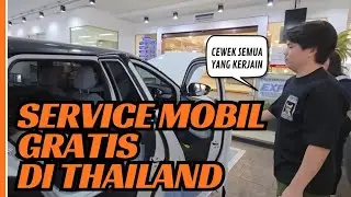 Cobain Servis Pertama di bengkel resmi Toyota Thailand Mobil Cross Hybrid #reviewmobil #mobiltoyota 