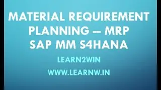 Material Planning in SAP MM S4HANA | MRP in SAP | demand planning | consumption based planning #sap