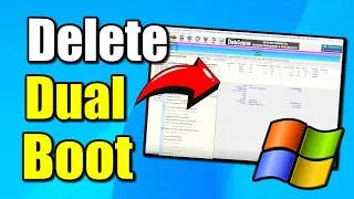 Как удалить Linux с диска и установить двойную загрузку на ПК с Windows с помощью Diskgenius (луч...