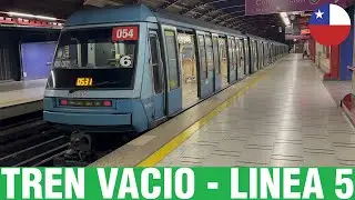 Metro De Santiago | Inyección Tren Vacio Línea 5 - NS-93 N2054