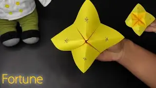 How To Make a Paper Fortune Teller - Easy Origami | Fortune Game