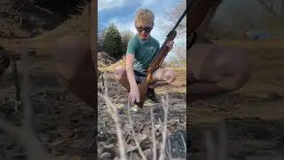 Shooting our BB guns 