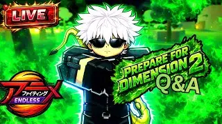 🟢LIVE Q&A ON DIMENSION 2 UPDATE (WITH THE OWNER)🟢AFS ENDLESS