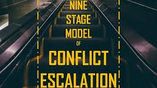 Nine Stage Model of Conflict Escalation by Friedrich Glasl