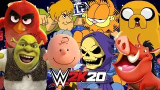 WWE 2K20 | CARTOON FIRST BLOOD ELIMINATION MATCH
