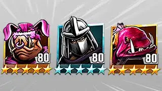 TMNT Legends Shredder Classic FishFace Bebop Bunny