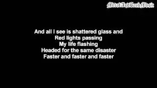 Three Days Grace - Car Crash | Lyrics on screen | HD