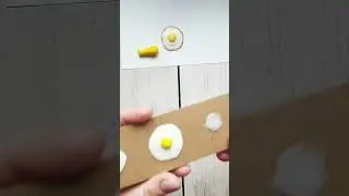 Polymer Clay Eggs Tutorial #fimo #polymerclay #fakefood