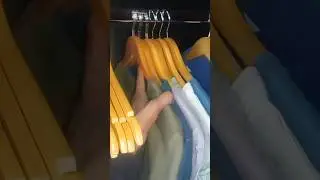 Wooden hangers are best for clothes