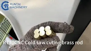 RT70CNC cold saw CNC pipe rod cutting machine
