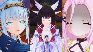 Columbina gets caught by Aino and Ineffa... (Genshin Luna I Cutscene)