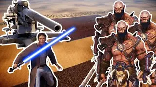23 MILLION ORCS vs 80,000 JEDI KNIGHTS + 1,000 STATIONARY ARTILLERY | UEBS 2