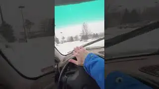 Do what you love, have fun!😊 #bmw #e34 #snow #winterdriving #slide #winter #driving #fun #wagon