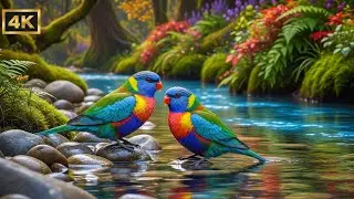 Peaceful Piano by River with Birdsong for Insomnia Relief, Study Focus and Relaxation