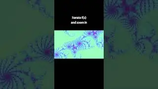 Mandelbrot but z cubed instead #maths #mathematics #math #mandelbrot #shorts #fractal