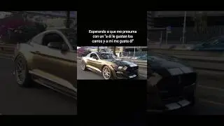 y llegar tu en el #mustang  y yo en el #corvette