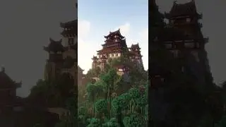 Shinju Castle - A Minecraft Timelapse #shorts
