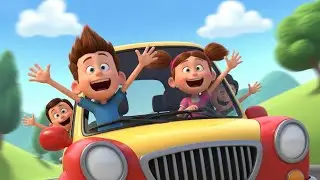 Vroom Vroom 🚗💨 | Fun Car Adventure Song for Kids | Playful Nursery Rhyme