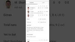 Ind vs Aus 3rd Odi Live Score