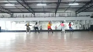 BELIEVE LINE DANCE | CHOREO BY RYAN, KIKY & YULIE (INA) | IMPROVER