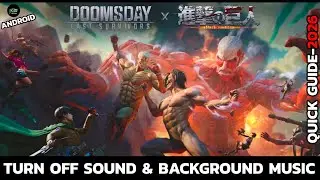 How to Mute Sound and Music in Doomsday: Last Survivors (2026)