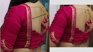 Very beautiful new letest back neck blouse design - Kriti fashion designer